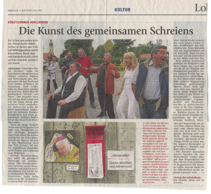 Artikel Münchner Merkur Juli 2010